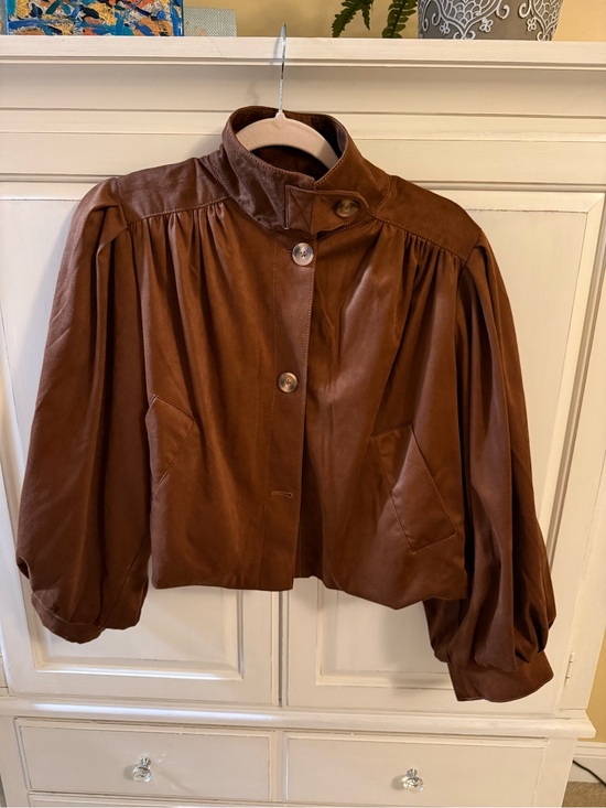 Steve Madden Jackets & Blazers - Steve Madden Brown Faux Suede Jacket – Size XS